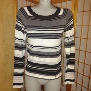Express, striped sweater, medium